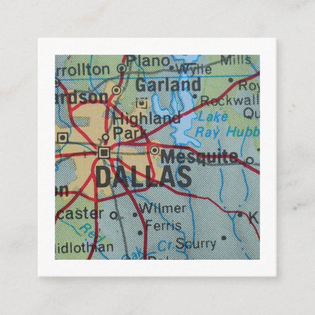 Dallas We've Moved New Address Card (Front)