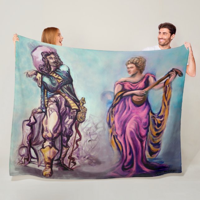 Dalliance Fleece Blanket (In Situ)
