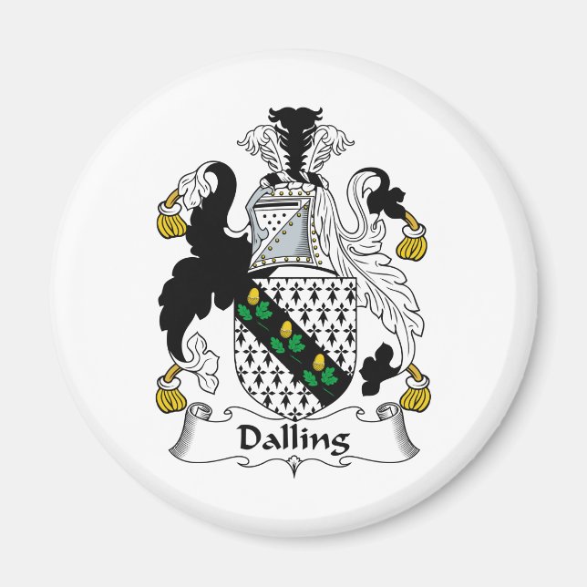 Dalling Family Crest Magnet (Front)