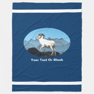 Dall's Sheep Fleece Blanket