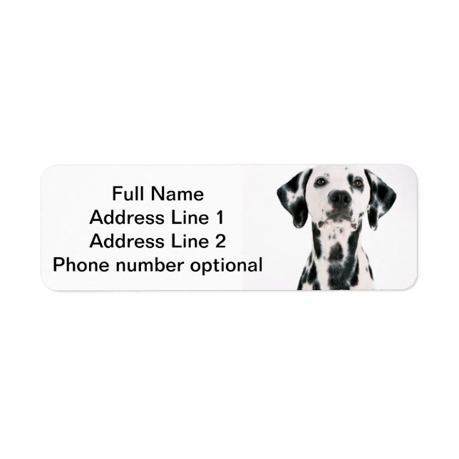 Dalmatian Address sticker (Front)