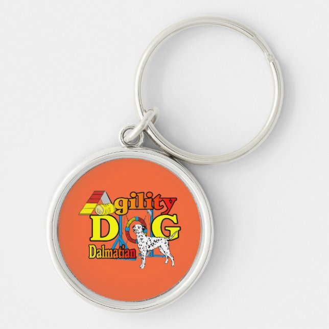 Dalmatian_Agility Key Ring (Front)