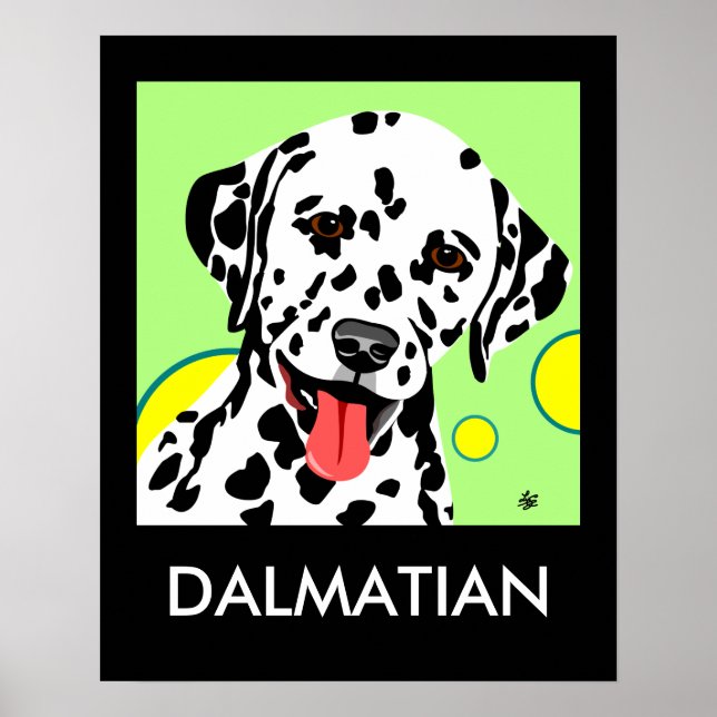 Dalmatian Art Poster (Front)