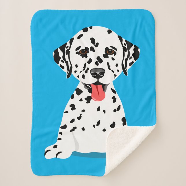 Dalmatian  Baby Blankets (Front)
