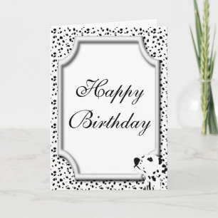 Dalmatian Birthday Card