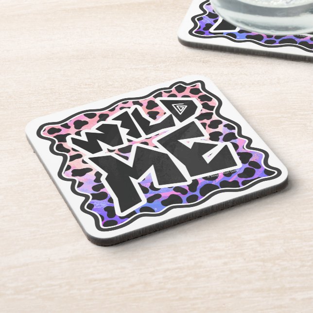 Dalmatian Black and Pink Wild Me Coaster (Left Side)