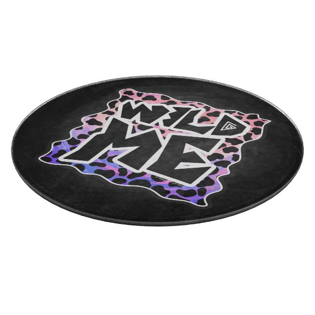 Dalmatian Black and Pink Wild Me Cutting Board (Corner)
