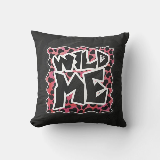 Dalmatian Black and Red with Wild Me Cushion (Front)
