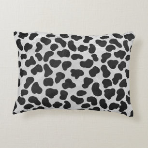 Dalmatian Black and White Print Decorative Cushion