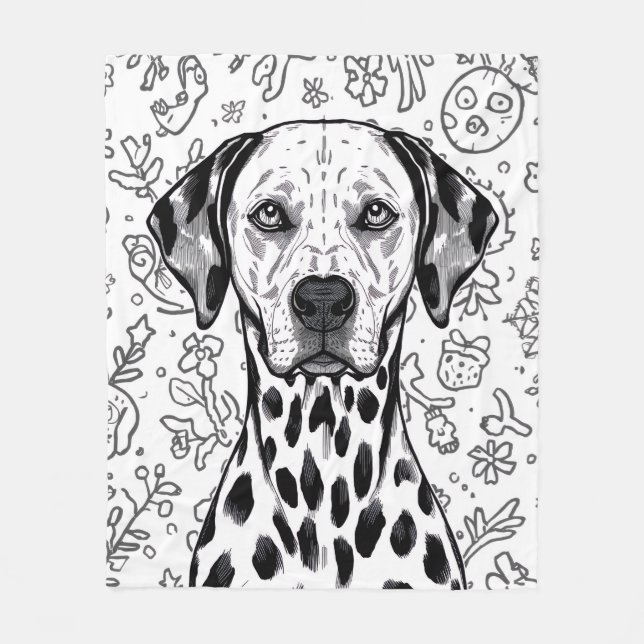 Dalmatian blanket (Front)