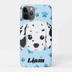 Dalmatian Blue Paw Print Personalised   Case-Mate iPhone Case
