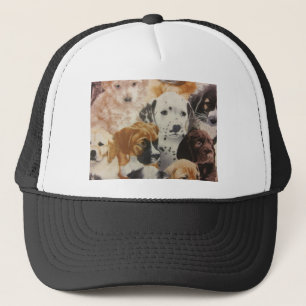 Dalmatian & Boxer Pups Trucker Hat