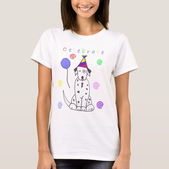 Dalmatian Celebrate T-Shirt (Front)