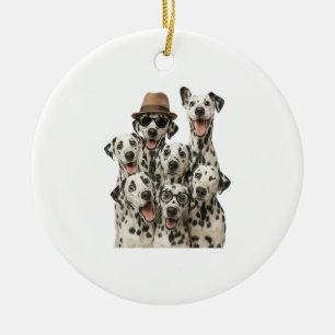 Dalmatian Ceramic Tree Decoration