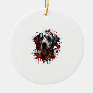 Dalmatian Ceramic Tree Decoration