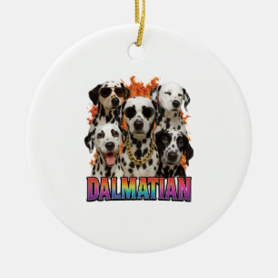 Dalmatian Ceramic Tree Decoration