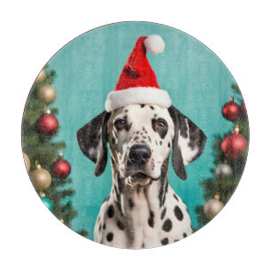 Dalmatian Christmas Cutting Board