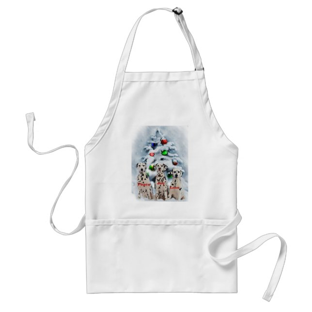 Dalmatian Christmas Gifts Standard Apron (Front)