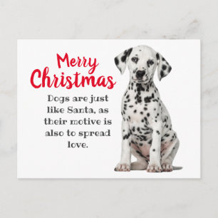Dalmatian Christmas Greeting Card