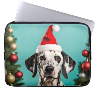Dalmatian Christmas Laptop Sleeve