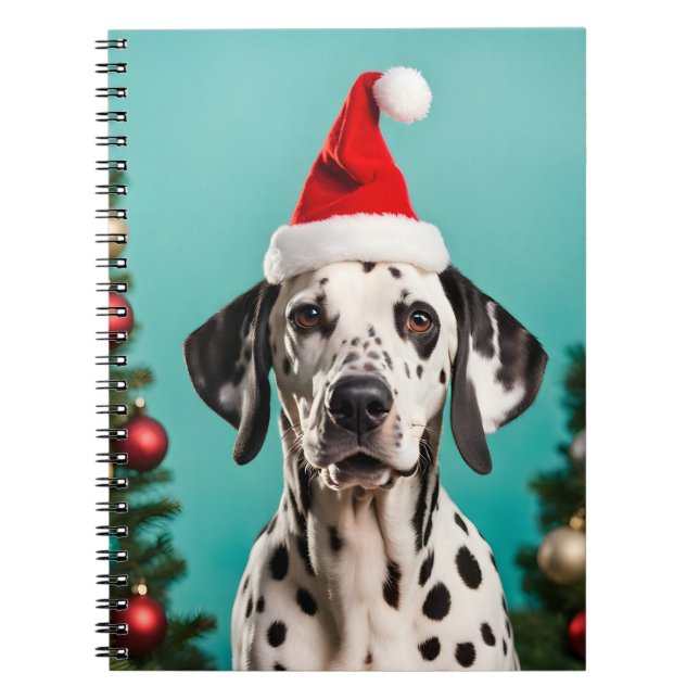 Dalmatian Christmas Notebook (Front)