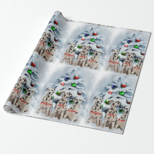 Dalmatian Christmas Wrapping Paper