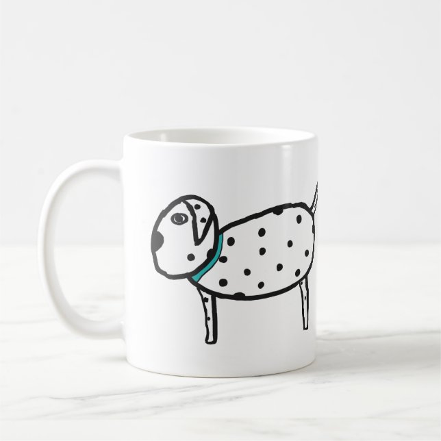 Dalmatian Coffee Mug (Left)