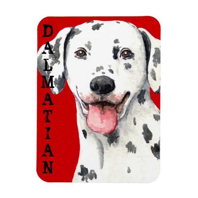 Dalmatian Colour Block Magnet (Vertical)