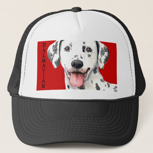 Dalmatian Colour Block Trucker Hat (Front)