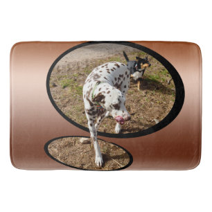 Dalmatian_Copper_Window_Art_Memory_Foam_Bath_Mat Bath Mat