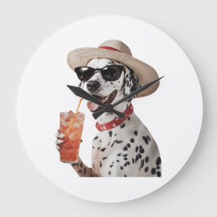 Dalmatian Copy Large Clock