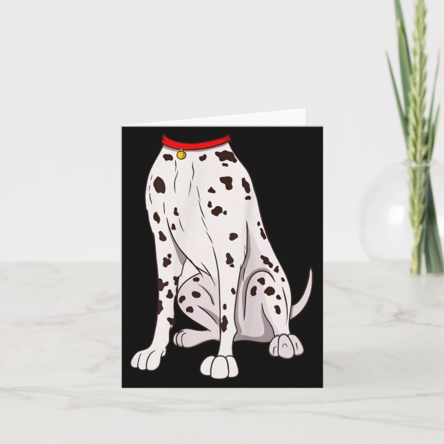 Dalmatian Costume Card (Front)
