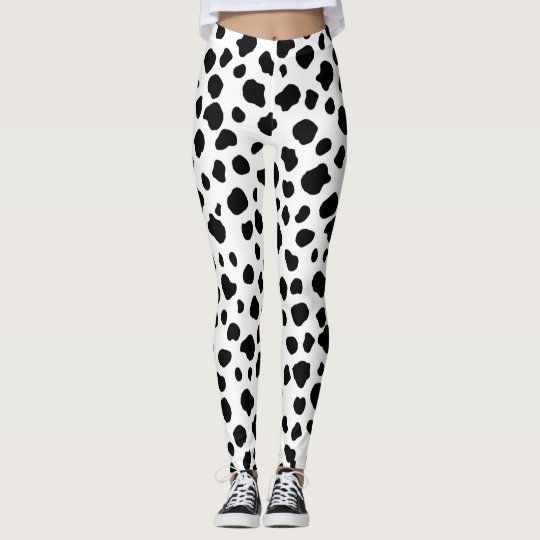 Dalmatian Cow Print Leggings