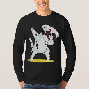 Dalmatian Dabbing I Dab Dog Dance I Funny Dalmatio T-Shirt