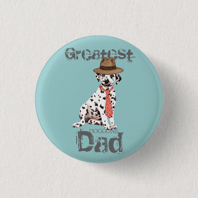 Dalmatian Dad 3 Cm Round Badge (Front)