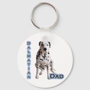 Dalmatian Dad 4 - Keychain