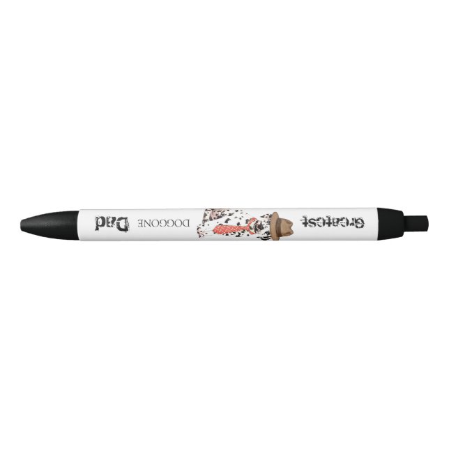 Dalmatian Dad Black Ink Pen (Front)