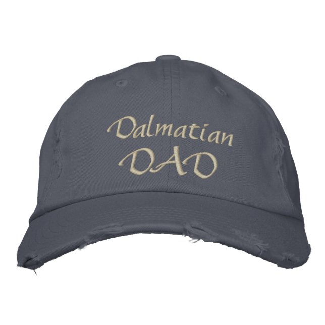 Dalmatian DAD Gifts Embroidered Hat (Front)