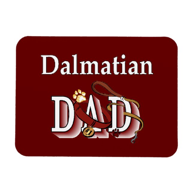 Dalmatian Dad Magnet (Horizontal)