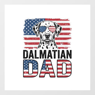 Dalmatian Dad Patriotic Vintage Dog Shirt Design_1