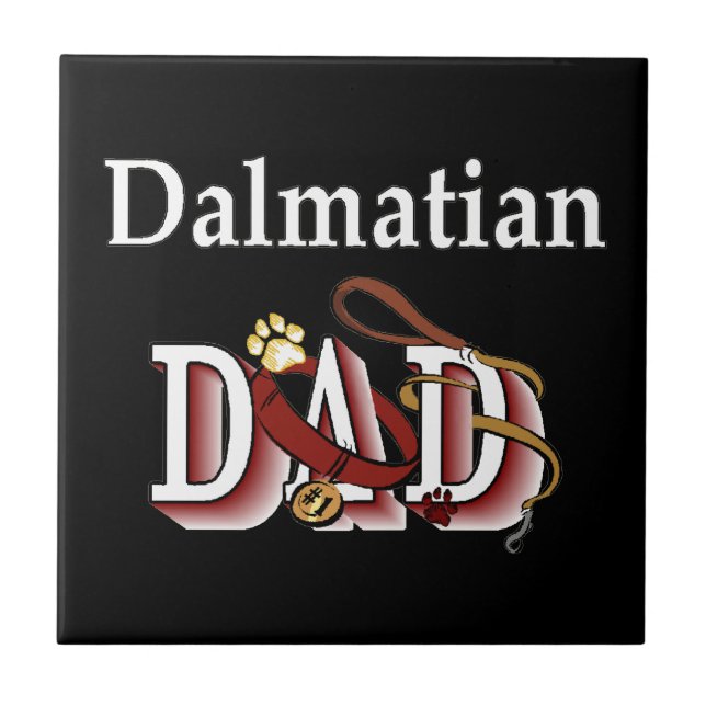 Dalmatian Dad Tile (Front)