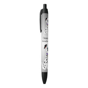 Dalmatian Design Black Ink Pen
