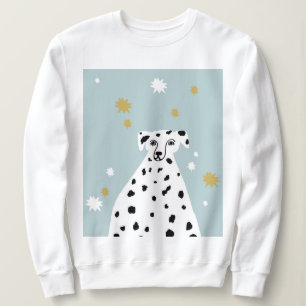 Dalmatian Dog Abstract Illustration Sweatshirt