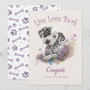 Dalmatian Dog Adoption, Gotcha Day Card