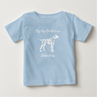 Dalmatian Dog Baby Shower Puppy Blue Boy