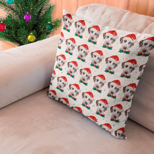 Dalmatian Dog Breed Christmas Cushion (Creator Uploaded)