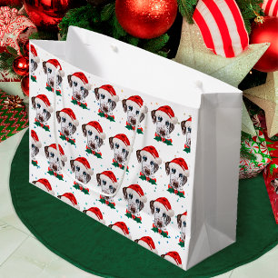 Dalmatian Dog Breed Christmas Large Gift Bag