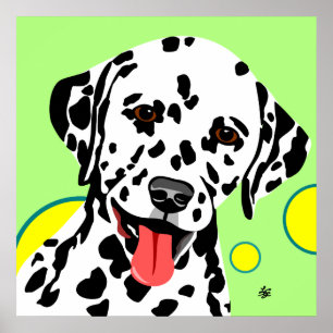 Dalmatian Dog Breed Poster