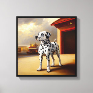 Dalmatian Dog Canvas Print