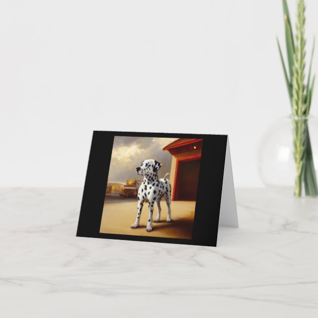 Dalmatian Dog Card (Front)